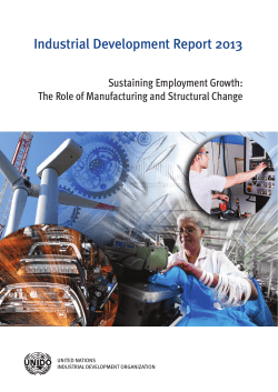 Industrial Development Report 2013