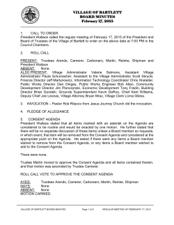 150217brd - Village of Bartlett