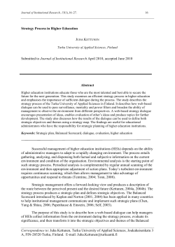 Figure 1 describes the theoretical context of the dissertation
