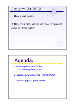 Agenda - Perry Local Schools