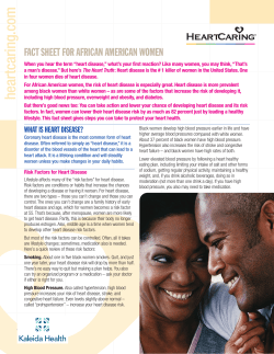 Heart Disease in African American Women