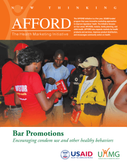 Bar Promotions