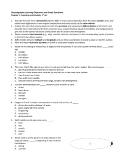 Earth and its Waters