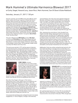 Read Playbill - Harris Center