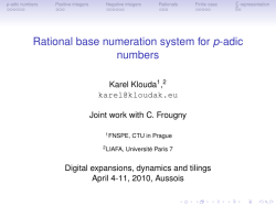 slides - for Karel Klouda