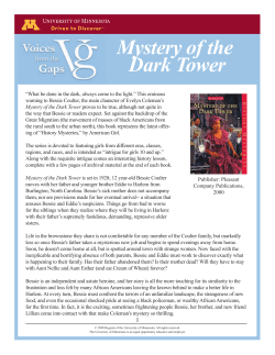 Review Mystery of the Dark Tower