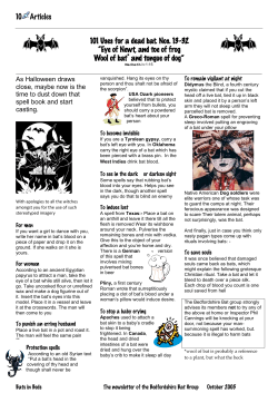 2005-10.spells - Bedfordshire Bat Group