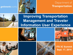 Improving ATMS and ATIS User Experience&ndash; Thomas Sever, Gwinnett