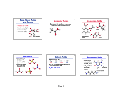 Ch 17/Part 4 -- Types of Acids and Bases
