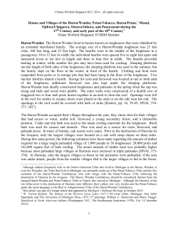 Huron/Petun, Miami, Ojibwa/Chippewa, Ottawa, and Potawatomi