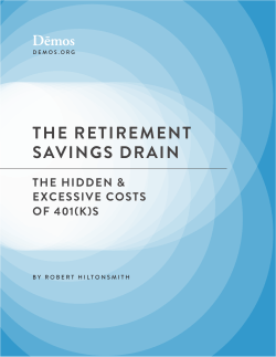 the retirement savings drain