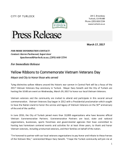 Press Release - City of Turlock