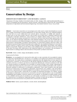 Conservacin Por Diseo - Repositorio UC
