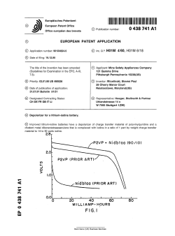 Depolarizer for a lithium-iodine battery - European Patent Office