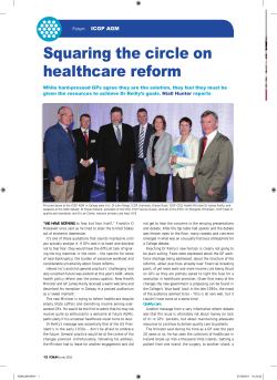 Squaring the circle on healthcare reform