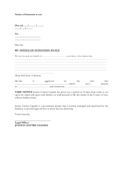 Civil Procedure Forms