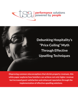 Debunking Hospitality`s &ldquo;Price Ceiling&rdquo; Myth Through Effective