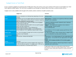 Gadget Cover or Tech Pack