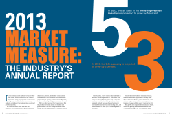 THE INDUSTRYTS ANNUAL REPORT