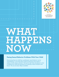 Facing Sexual Behavior Problems With Your Child