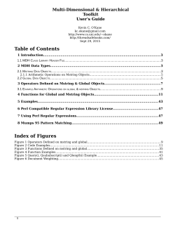 Table of Contents Index of Figures