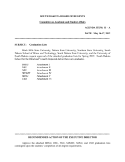 SOUTH DAKOTA BOARD OF REGENTS