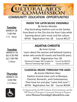 agatha christie community education opportunities