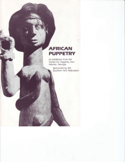 1982_African Puppetry - Center for Puppetry Arts