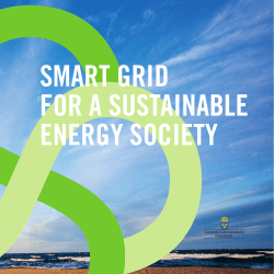 smart grid for a sustainable energy society