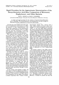 Rapid Procedure for the Approximate Determination of the