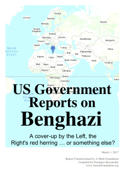 Benghazi - A-MARK Foundation