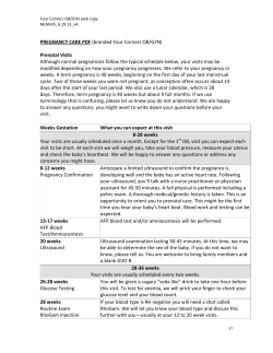 PREGNANCY CARE PDF (branded Four Corners OB/GYN) Prenatal