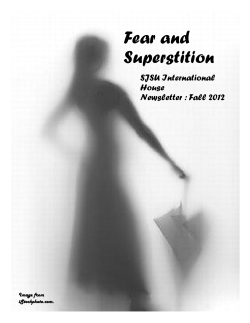 Fear and Superstition - San Jose State University