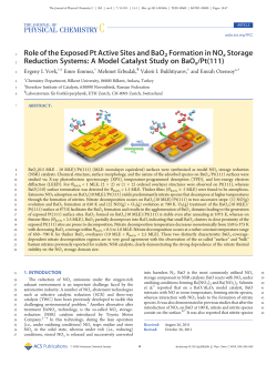 Role of the Exposed Pt Active Sites and BaO2 Formation in NOx
