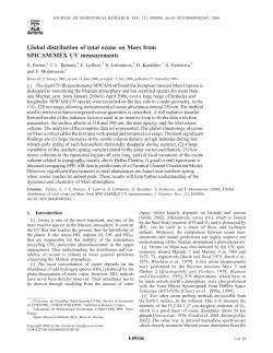 Global distribution of total ozone on Mars from SPICAM/MEX UV