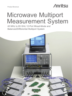 Microwave Multiport Measurement System Lightning Product Brochure