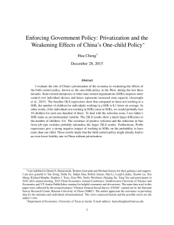 Enforcing Government Policy - American Economic Association