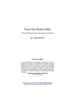 Trial of the Wicked Witch - epc