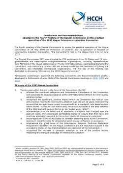 Page 1 of 8 Conclusions and Recommendations adopted by the