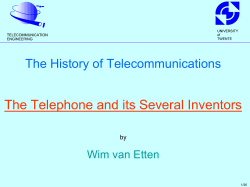 The Telephone and its Several Inventors