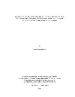 the effects of creeping commercialism