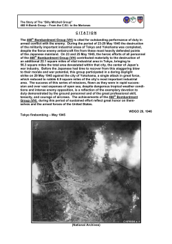 Tokyo and Yokohama - May 23-29 1945