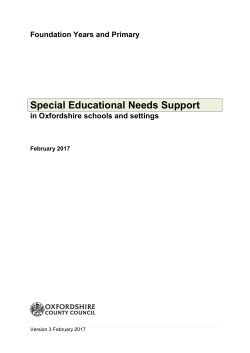 early years providers and primary schools