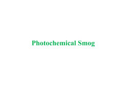 Photochemical Smog