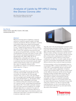 Dionex - Thermo Fisher Scientific