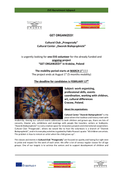 EVS Recruitment Infopack