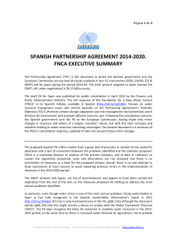 spanish partnership agreement 2014