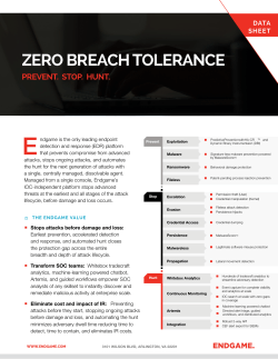 zero breach tolerance