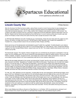 Lincoln County War