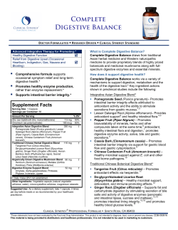 Complete Digestive Balance